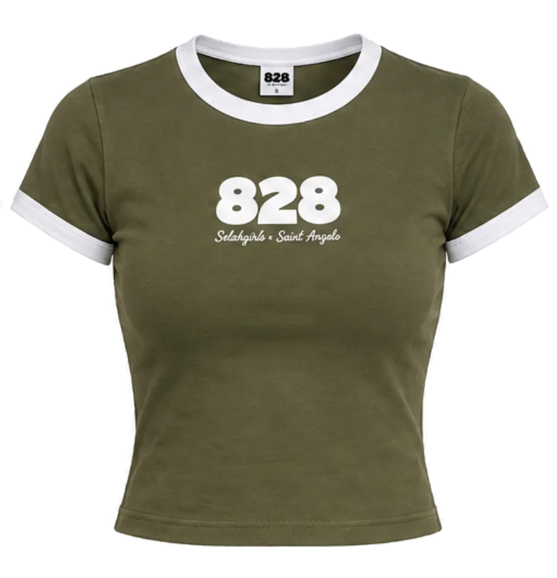 828 GREEN X WHITE front